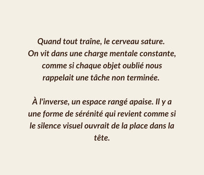 La clé de l’organisation — Guide offert